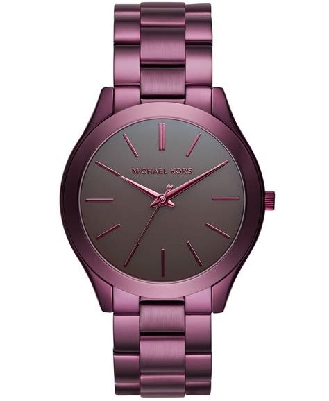 michael kors purple watches acrylic|michael kors mini watches.